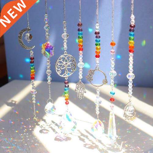 Crystal Wind Chime Catchers Home Garden Car Hanging