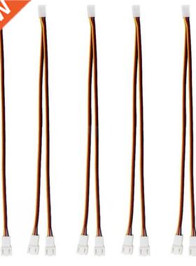 New 5Pcs Fan Connector Cable 12V 3 Pin Female to 2/3 Pin Mal