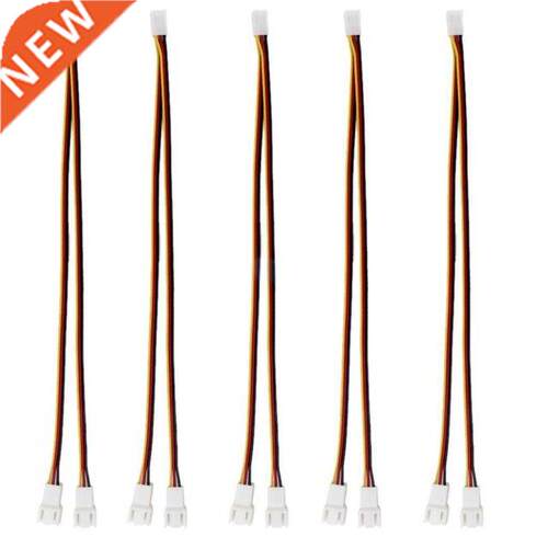 New 5Pcs Fan Connector Cable 12V 3 Pin Female to 2/3 Pin Mal