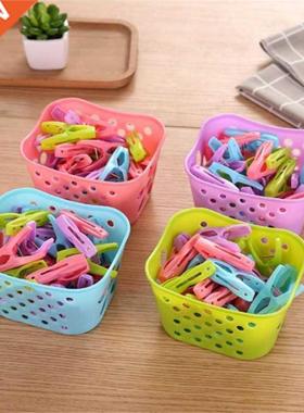 0 Pcs Plastic Clothes Pegs Laundry Clothespin Storage