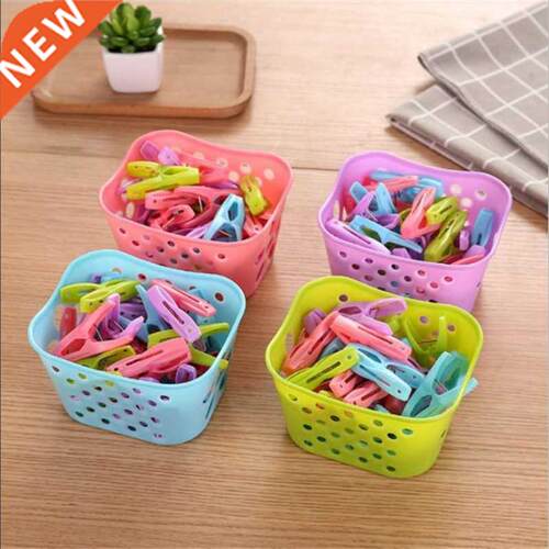 0 Pcs Plastic Clothes Pegs Laundry Clothespin Storage