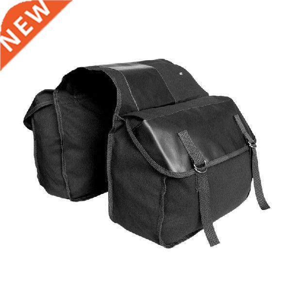 bike rack bag waterproof canvas bike rack pannier bag for
