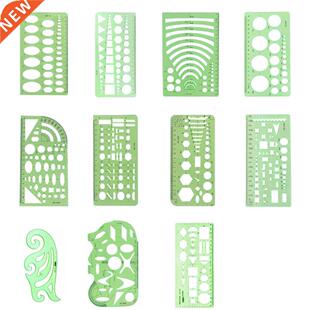 Drawing Template Ruler Protractor Multifunctional Plastic Ru