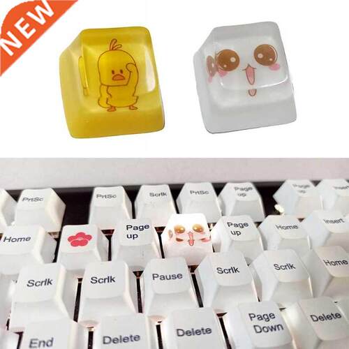 K1KF Only Keycap DIY Translucent Keycap 1 Key Cartoon Keycap