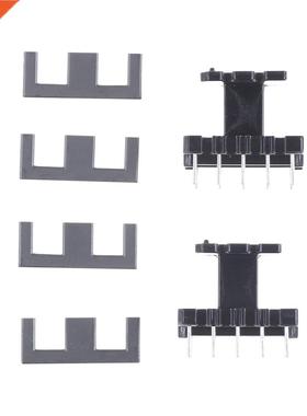 5 Sets EE25 5+5pin Transformer Bobbin PC40 Ferrite Core Vert