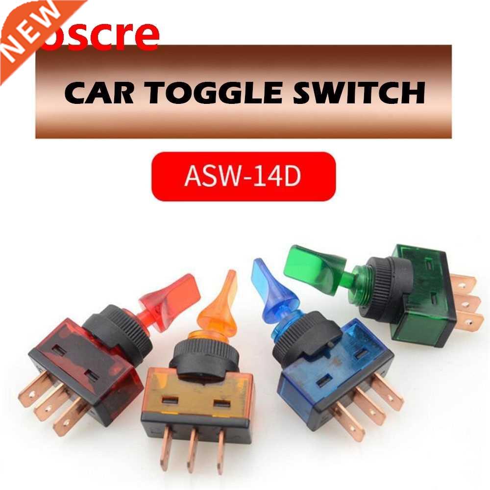 12MM 3 Feets 2 Ges Toggle Switch Plastic Illuminated Toggl