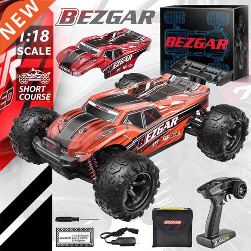 BEZGAR HM181 Hobby RC Car 1:18 All-Terrain 35Km/h Off-Road 4