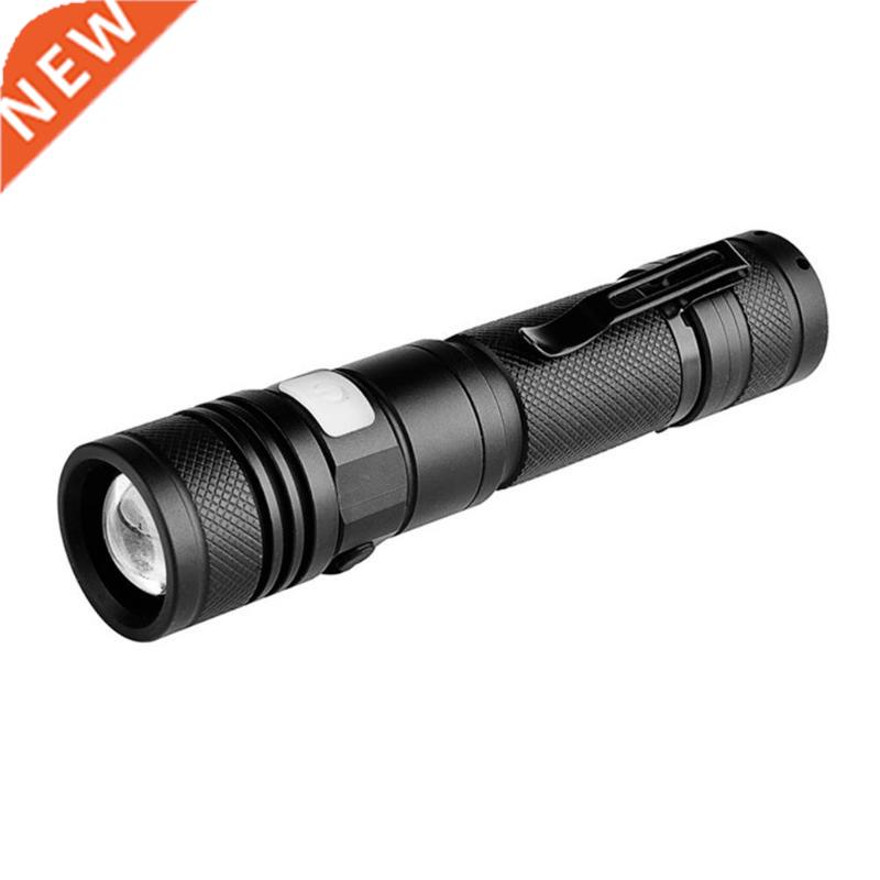 Zoom T6 LED Flashlight Torch USB Pen Light Camping Equipment