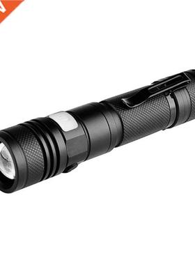 Zoom T6 LED Flashlight Torch USB Pen Light Camping Equipment