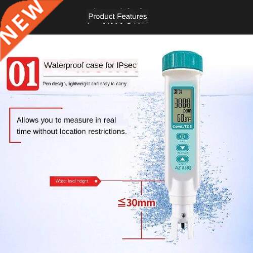 TDS Temperature Meter One Touch Data-hold Auto-off