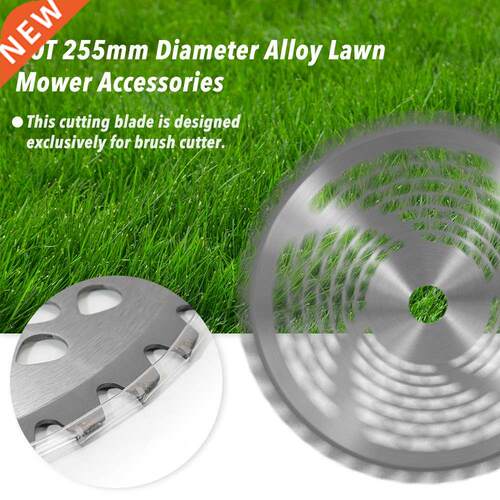 Portable 40T 255mm Diameter Alloy Lawn Mower Brush Cutter Br