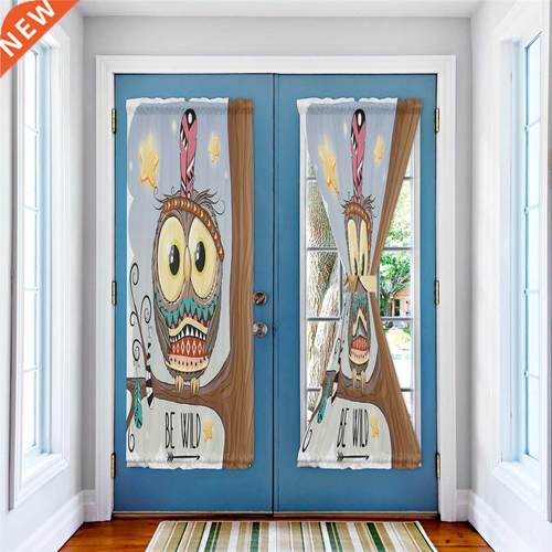Cartoon Owl Japanese Door Curtain for Living Room Bedroom