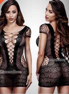 Sexi Women Fishnet Night Dress Hot Bodycon Clubwe Vestido