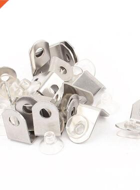 Rght Angle Bracket Corner Brace Glass Shelf Fxng Clp Sup