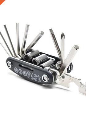 Mini Multifunction Scooter Bicycle Repair Tool 16 in 1 Kit