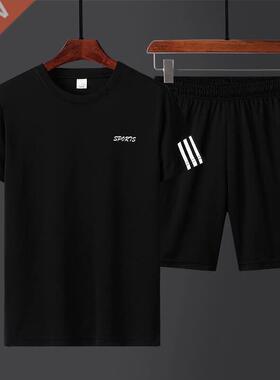 new Men summer shirt sport suit man shorts basketball suit