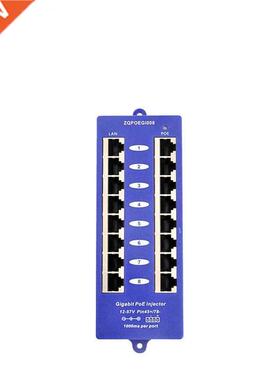 Mode B Gigabit PoE Injector 1000Mbps PoE Patch Panel 802.af