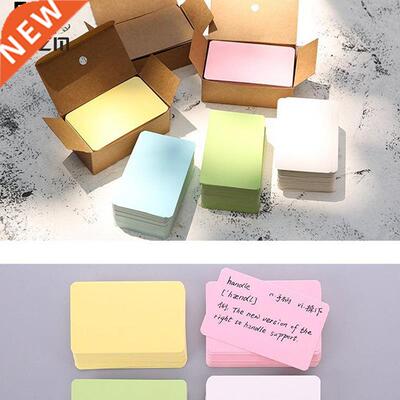 Kraft Paper Card Color Blank Business Card Message Thank You