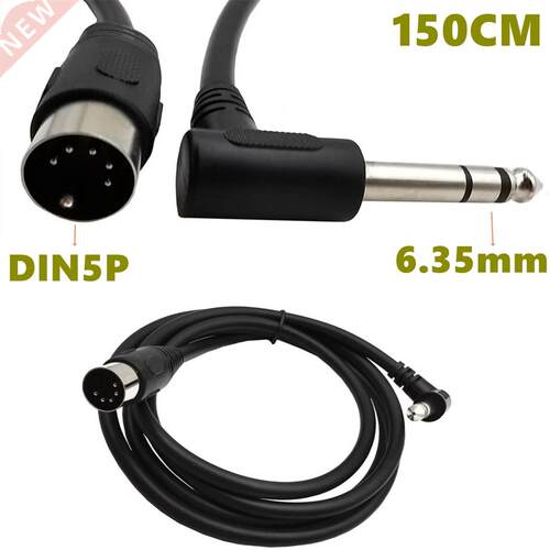 6.35mm (1/4 Inch)TRS Stereo Jack Audio Cable Din 5 Pin MIDI