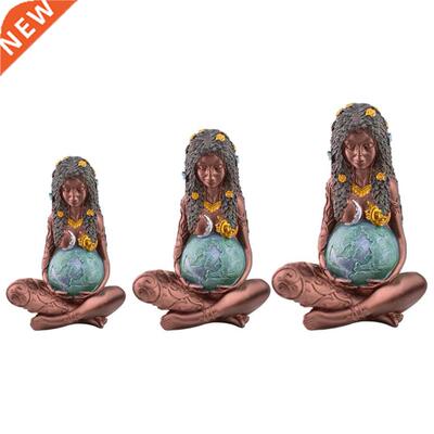 Mother Earth Statue Figurine Outdoor Home Ghia Mama Earth