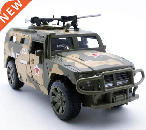 1:32 scale alloy pull back SUV model,tiger military armored
