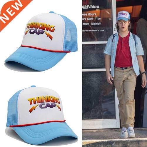 Stranger Things Dustin Hat Retro Mesh Trucker Cap for men an
