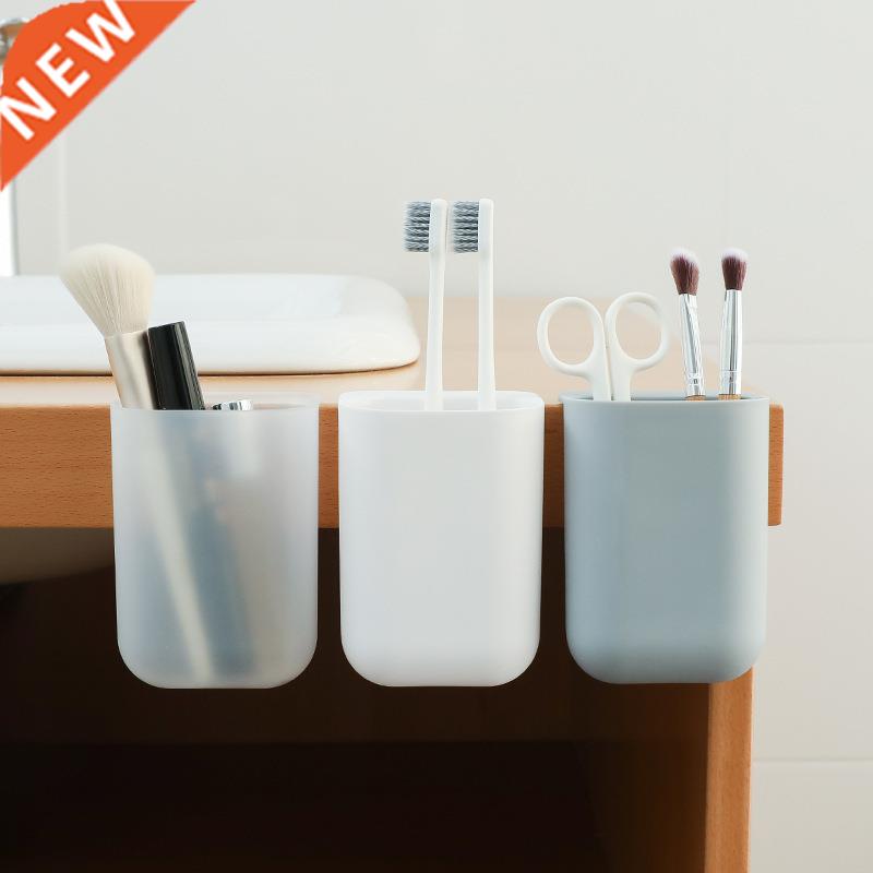 Desktop Storage Boxes Pasteable Pen Holder Desk Pen Pencil O