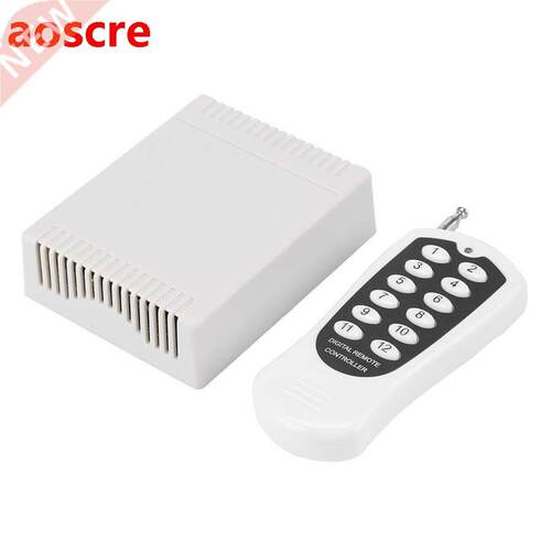 DC 12V Relay 12 Channel Wireless RF Remote Control Switch Tr