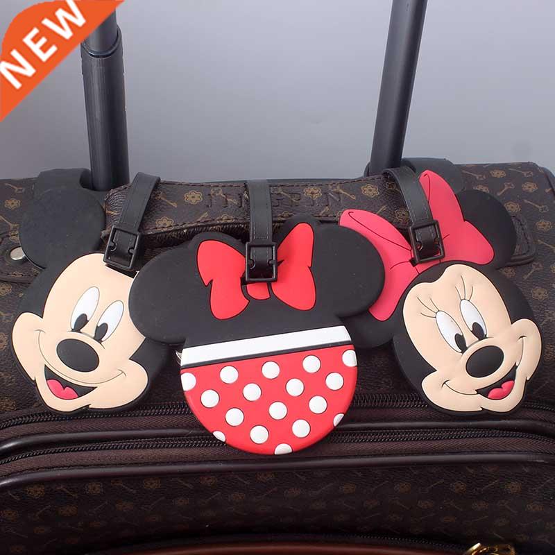 Mikey Mouse Travel Accessories Luggage Tag Silica Gel Suitca