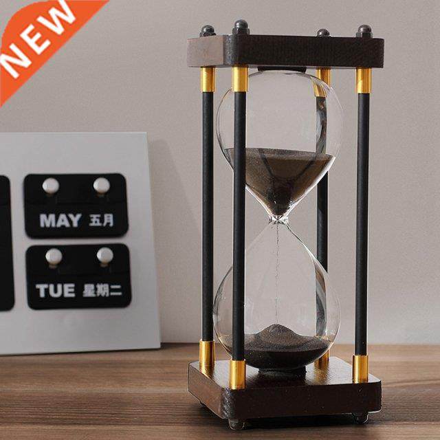 Hourglass Timer 0 Minute Decorative Wooden Sandglass Hourgl