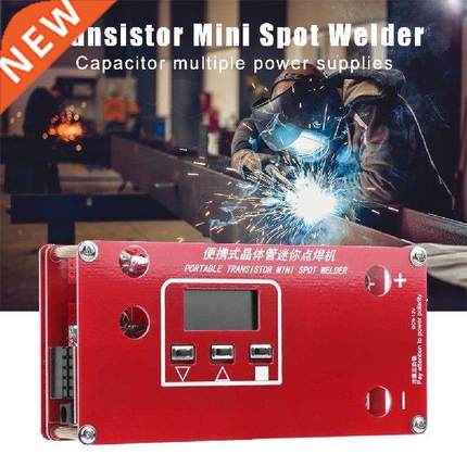 Mini Spot Welding Machine LCD Screen Display Transistor DIY