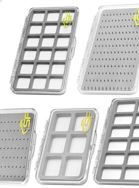 SF Slim Clear Transparent Fly Fishing Box Foam Design Inser