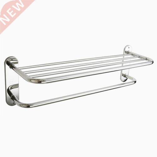 Stainless Steel Wall Mounted Towel Rack Bathroom Hotel Rail