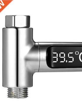 LED Display Water Shower Thermometer Self-Generating