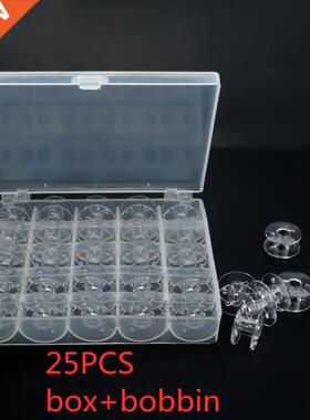 25Pcs bobbin Plastic Empty Bobbins Sewing Machine Spools Pla