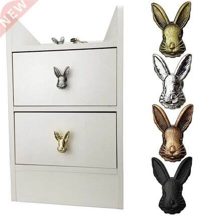 Zinc Alloy Rabbit Shape Door Drawer Cabinet Wardrobe Pull Ha