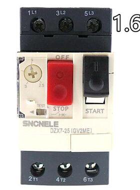 Motor Protector GV2 Series DZX7-25 ( GV2ME ) 1.6-2.5A