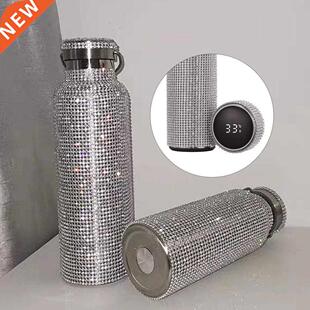 350ml/500ml/750ml nsulated Rhnestone Vacuum Cup Thermoses