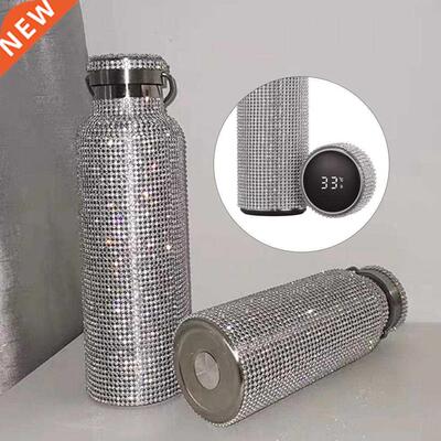 350ml/500ml/750ml nsulated Rhnestone Vacuum Cup Thermoses