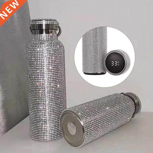 350ml/500ml/750ml nsulated Rhnestone Vacuum Cup Thermoses
