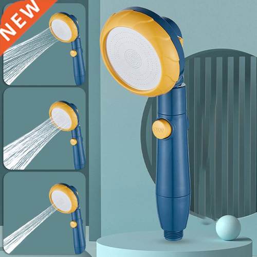 Pressurized Shower Head With Fan Massage Rainfall Showers