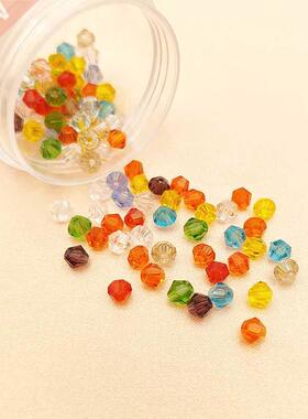 Youga 3.5*4mm Crystal Rondel Culet Beads Faceted Glass Beads