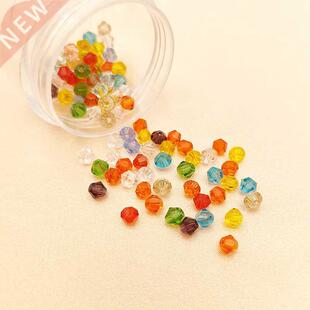 Youga 3.5*4mm Crystal Rondel Culet Beads Faceted Glass Beads