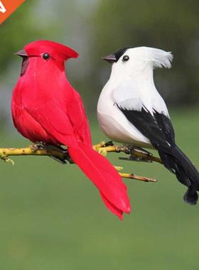 1pc Creative Fo Feather Artificial Parrots Imitation ird