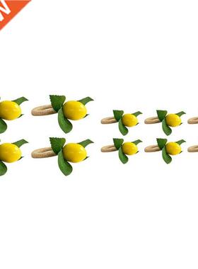 Siulation Leon Plant Napkin Ring Fruit eal Buckle Hotel