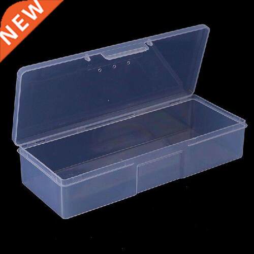 Plastic Rectangular Clear Storage Box Jewelry Container
