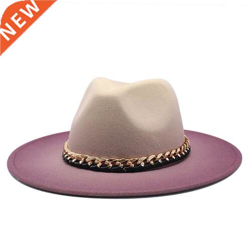 2020 Winter Autumn Imitation Woolen Women Men Ladies Fedoras