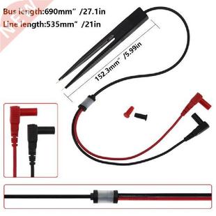SMD Inductor Test Meter Clip Probe Tweezers For Resistor