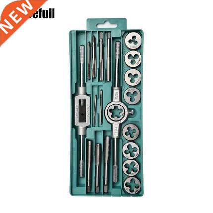 UNeefull 20pcs Tap Dies Set 1/16'' 1/2'' NC Screw Thread P