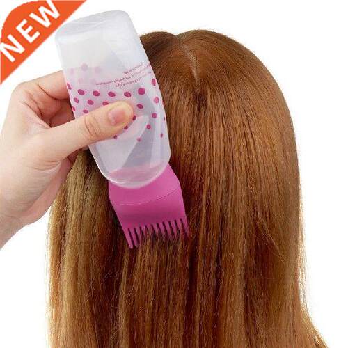 New Plastic Hair Dye Brush Refillable Bottle Empty Hair Dye